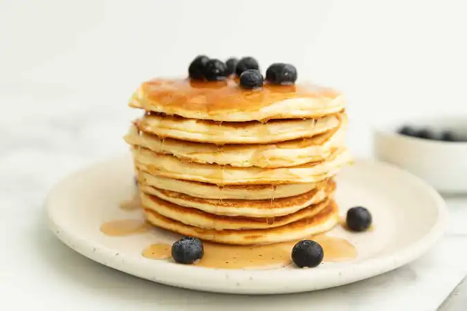 Panqueca anabólica com whey protein e aveia para ganho de massa muscular